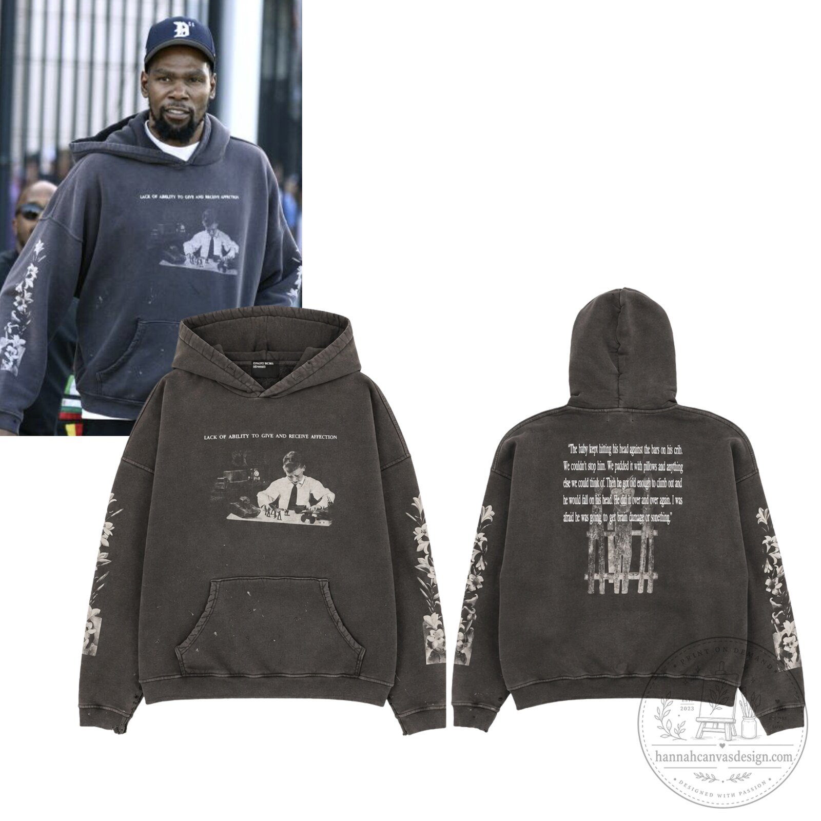 Kevin Durant Enfants Riches Deprimes Head Against The Bars Hoodie Shirt