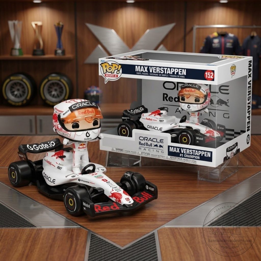 Oracle Red Bull Racing Max Verstappen Pop Funko Figure 2026 Max Verstappen Oracle Red Bull Racing 2026 Funko Pop Figure