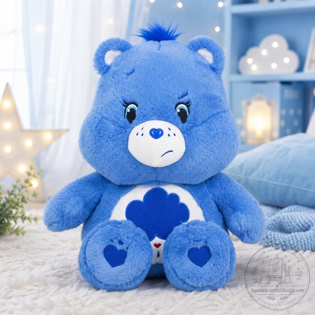 Care Bears Grumpy Bear Blue Plush Toy Care Bears Grumpy Bear Blue Plush Toy