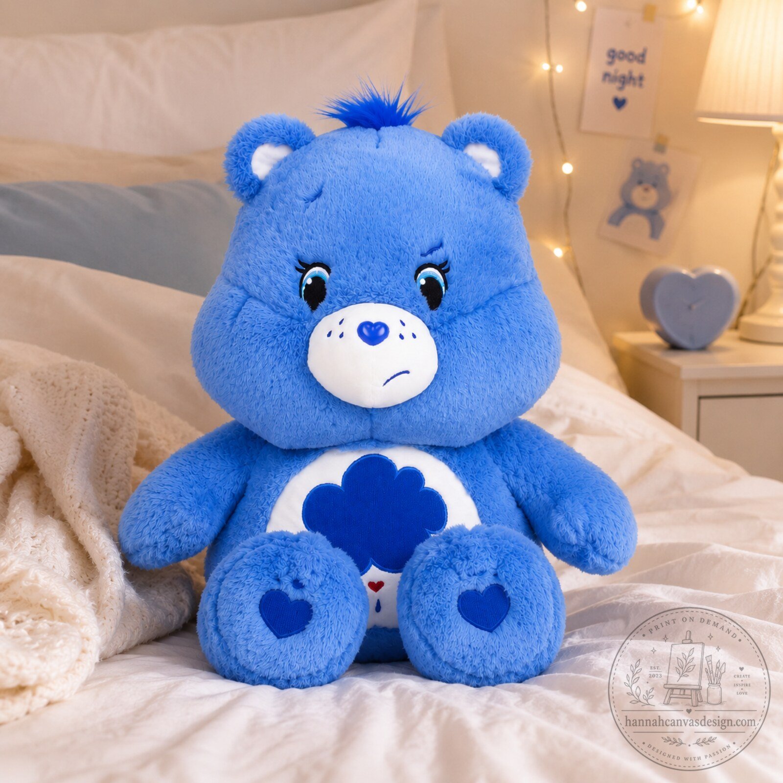 Care Bears Grumpy Bear Blue Plush Toy 5 Care Bears Grumpy Bear Blue Plush Toy