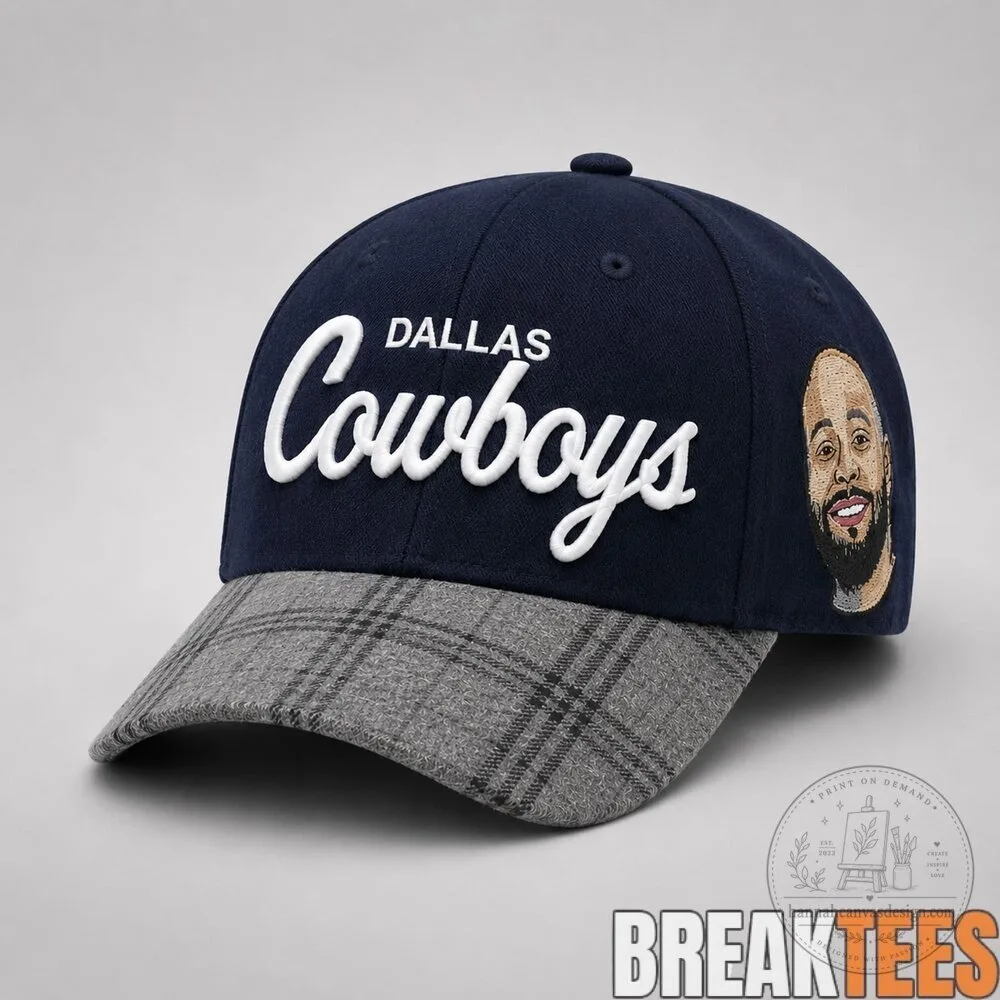 Dallas Cowboys Dak Prescott Face Embroidered Baseball Cap Hat 4 Dallas Cowboys Dak Prescott Face Embroidered Baseball Cap Hat