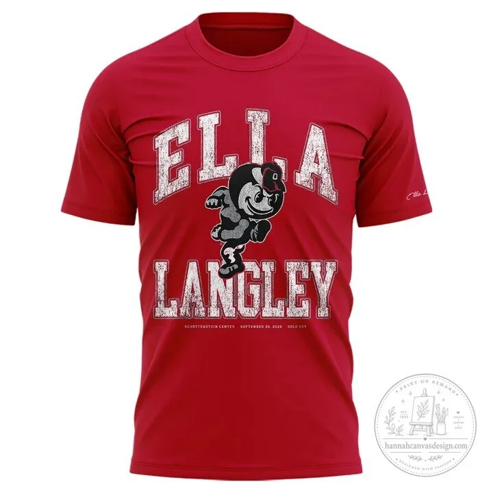 Ella Langley The Dandelion Tour Ohio State Buckeyes College Football T-Shirt 4 Ella Langley The Dandelion Tour Ohio State Buckeyes College Football T-Shirt