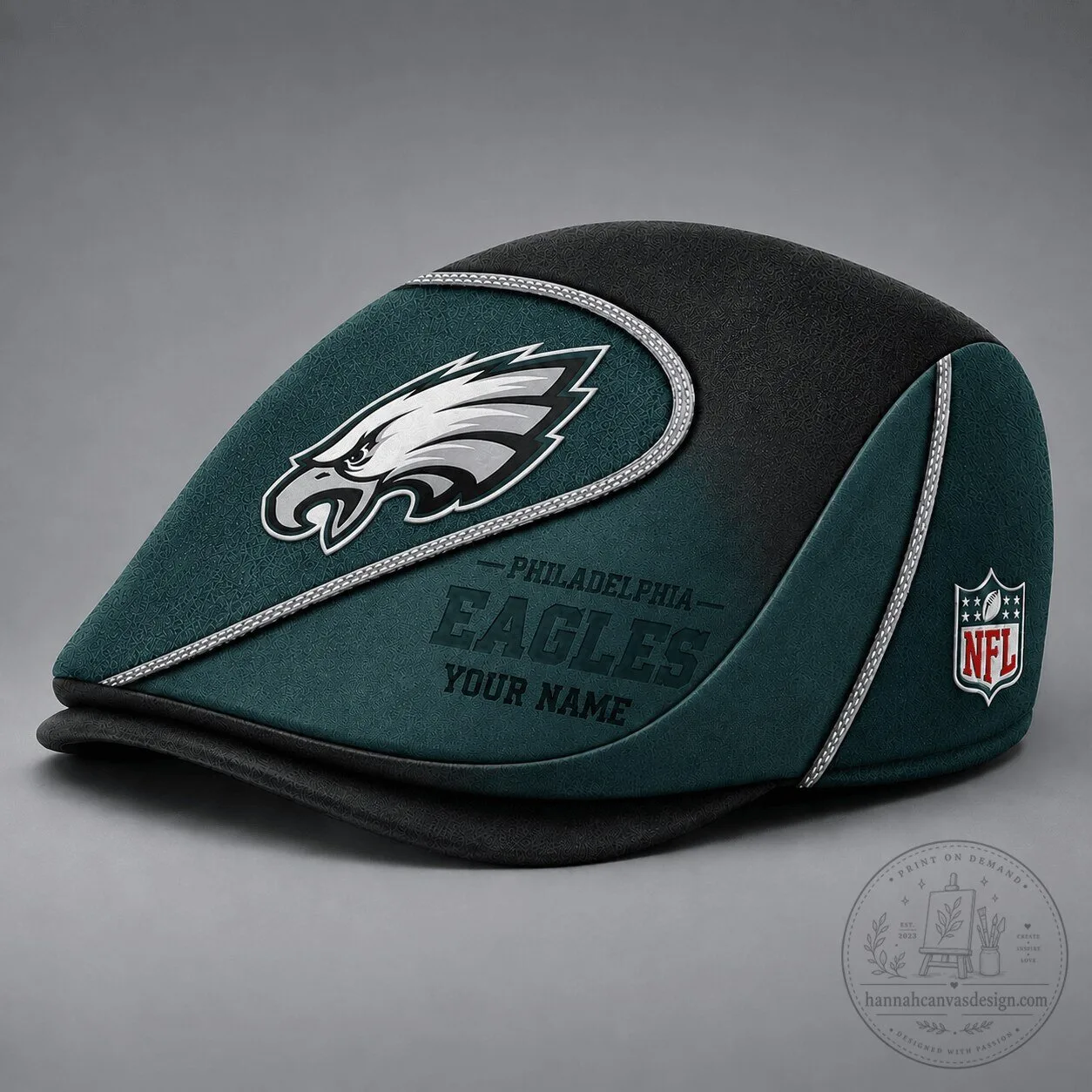 Philadelphia Eagles Fan Custom Name Golf Cap Hat