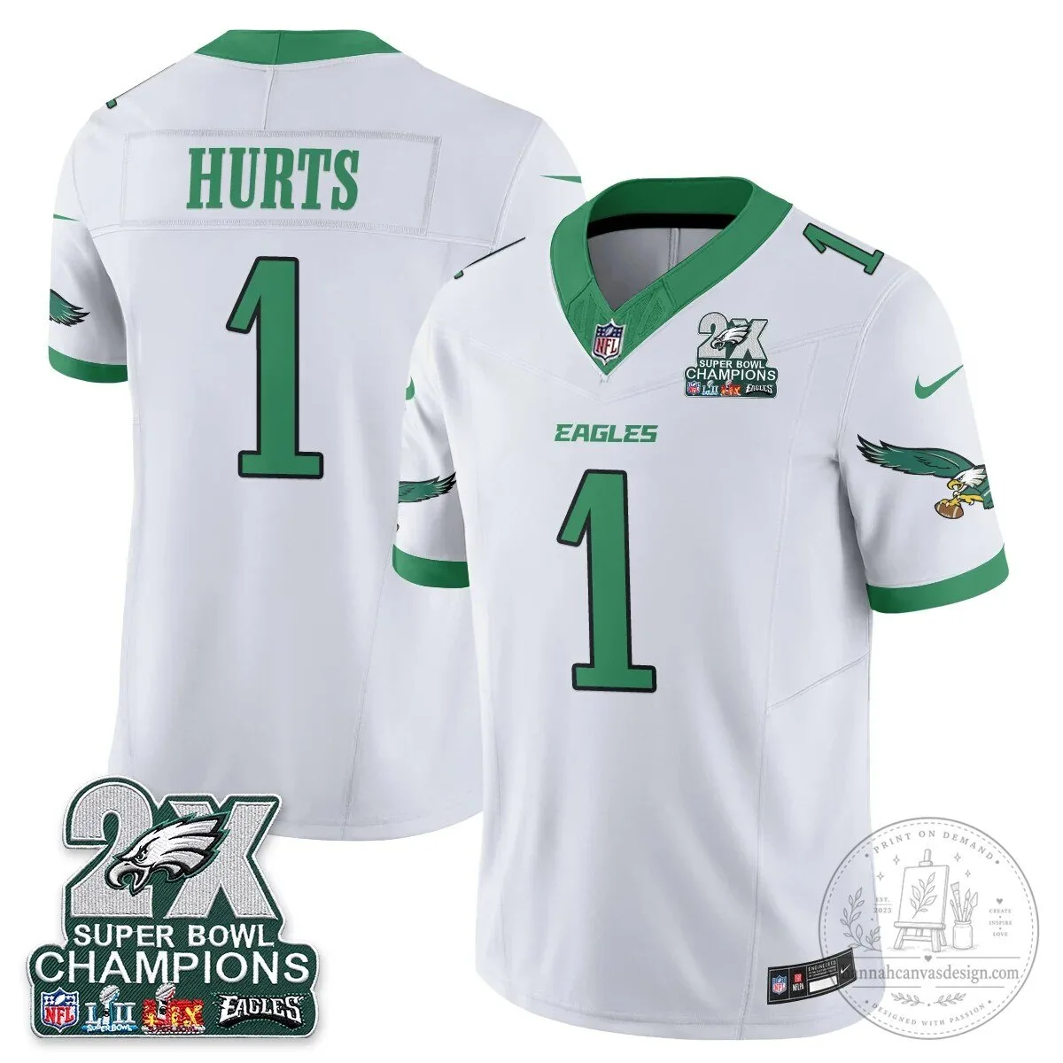 Philadelphia Eagles Fan Jalen Hurts Super Bowl Champions Black Football Jersey 66 Philadelphia Eagles Fan Jalen Hurts Super Bowl Champions Black Football Jersey