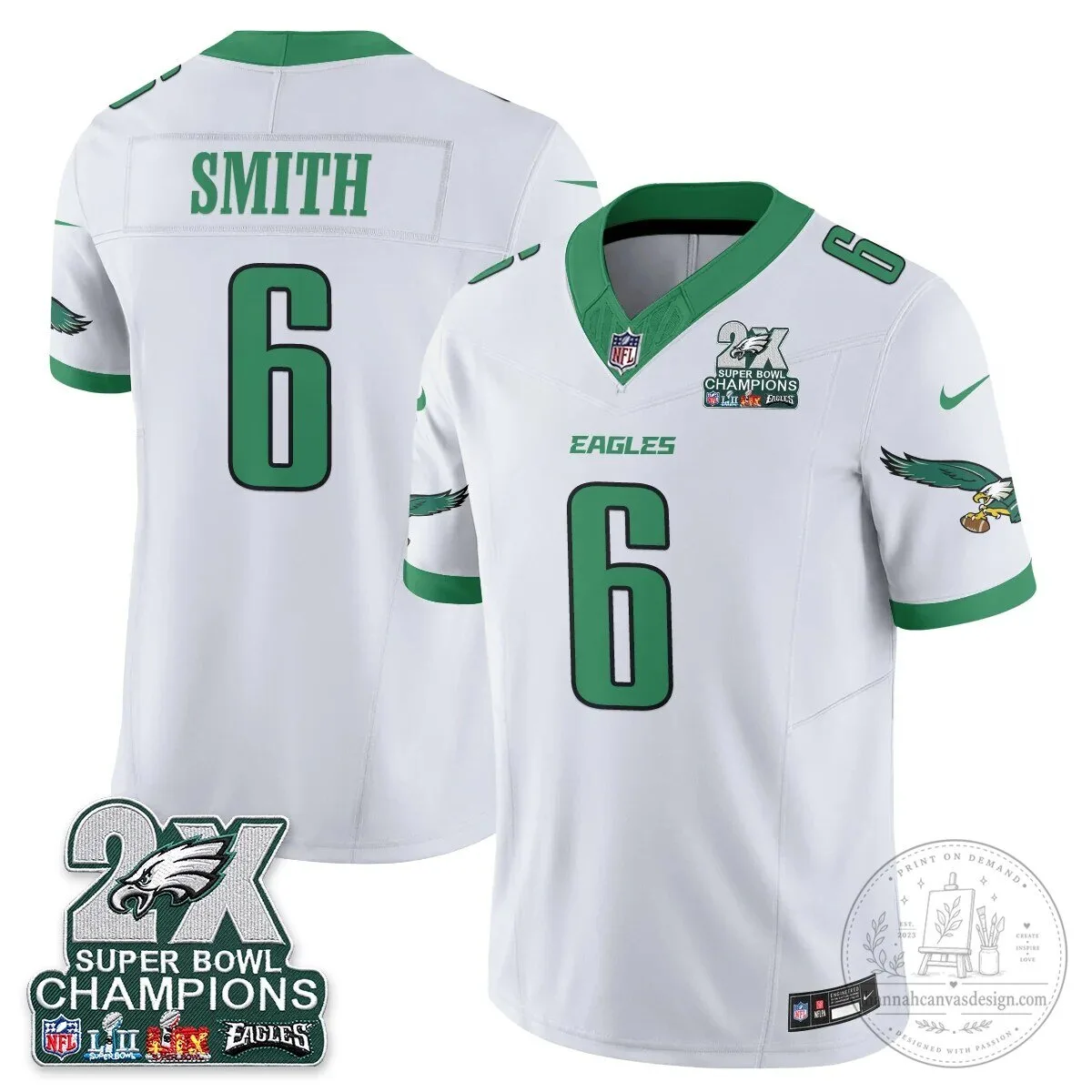 Philadelphia Eagles Fan Jalen Hurts Super Bowl Champions Black Football Jersey 68 Philadelphia Eagles Fan Jalen Hurts Super Bowl Champions Black Football Jersey