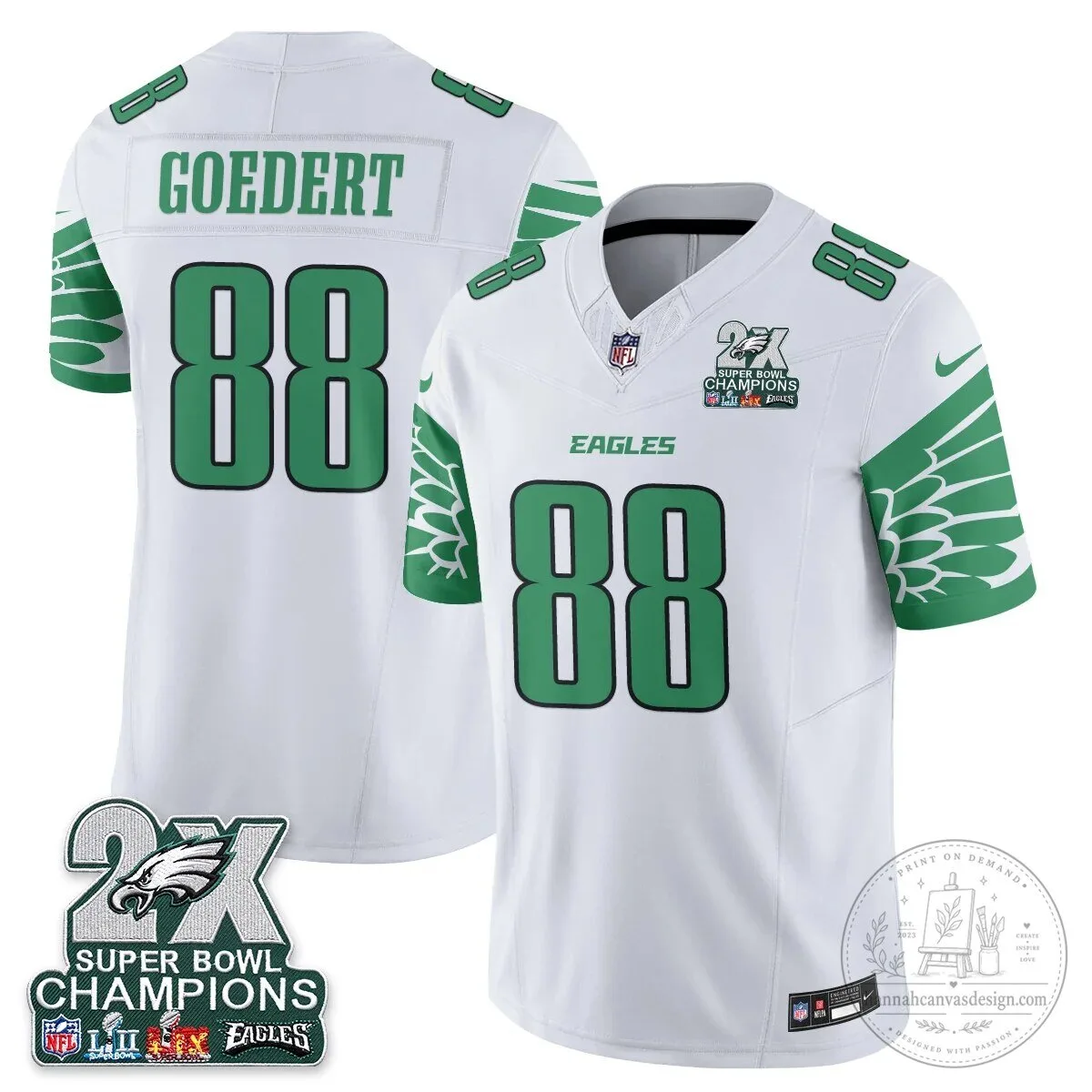 Philadelphia Eagles Fan Jalen Hurts Super Bowl Champions Black Football Jersey 83 Philadelphia Eagles Fan Jalen Hurts Super Bowl Champions Black Football Jersey