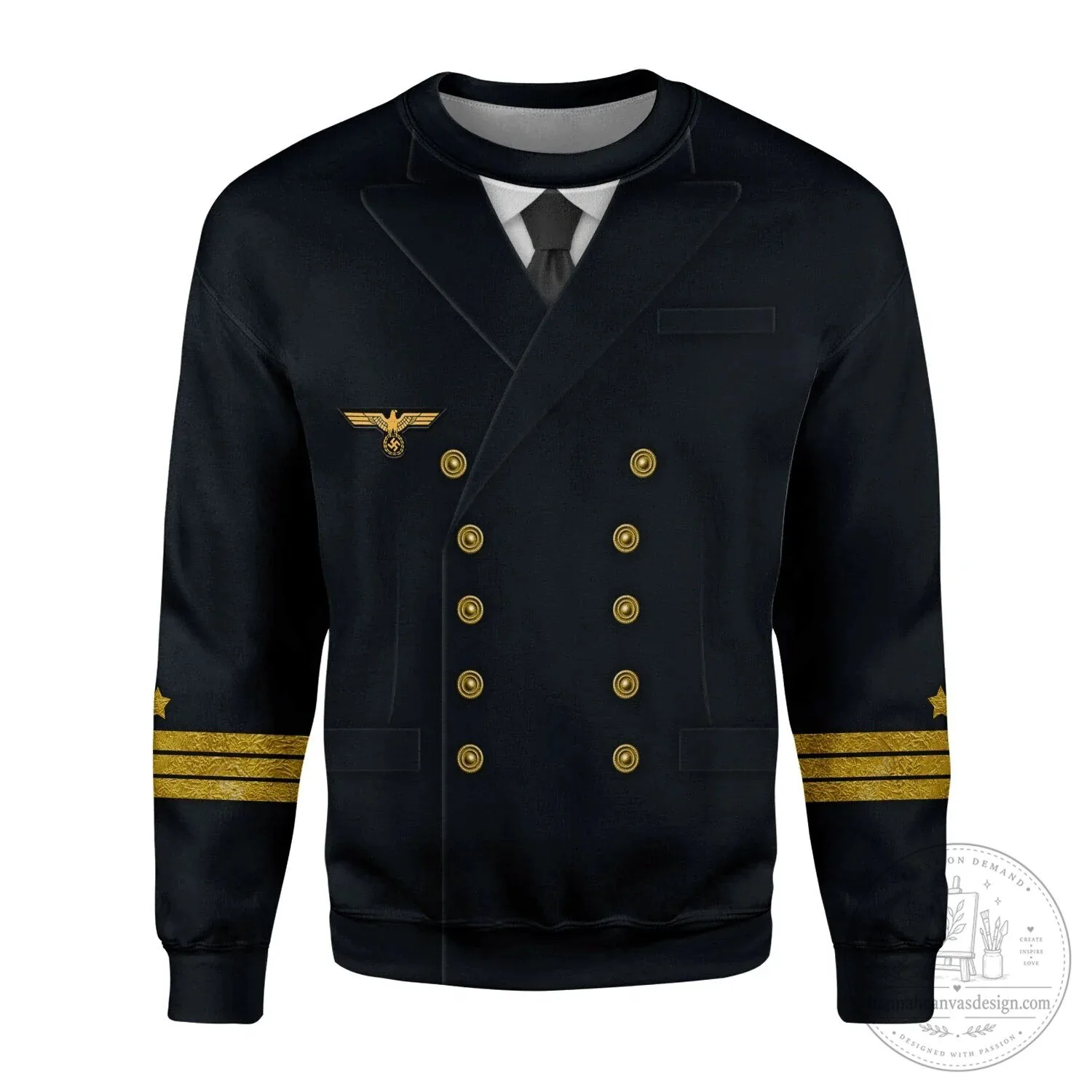 German World War II Kriegsmarine Naval Officer Uniform Costume Hoodie 12 German World War II Kriegsmarine Naval Officer Uniform Costume Hoodie
