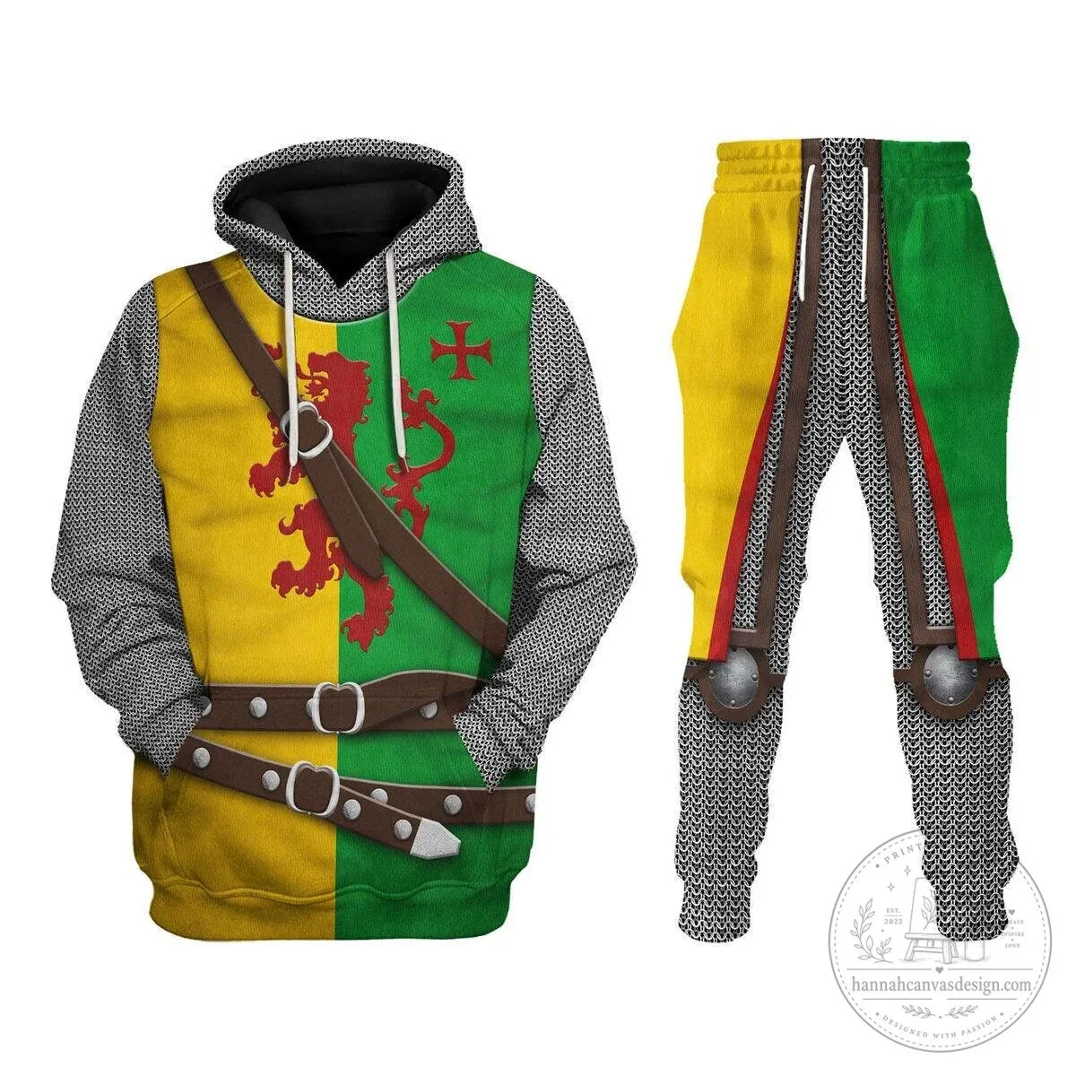Sir William Marshal First Earl of Pembroke Knights Templar Medieval Costume Hoodie