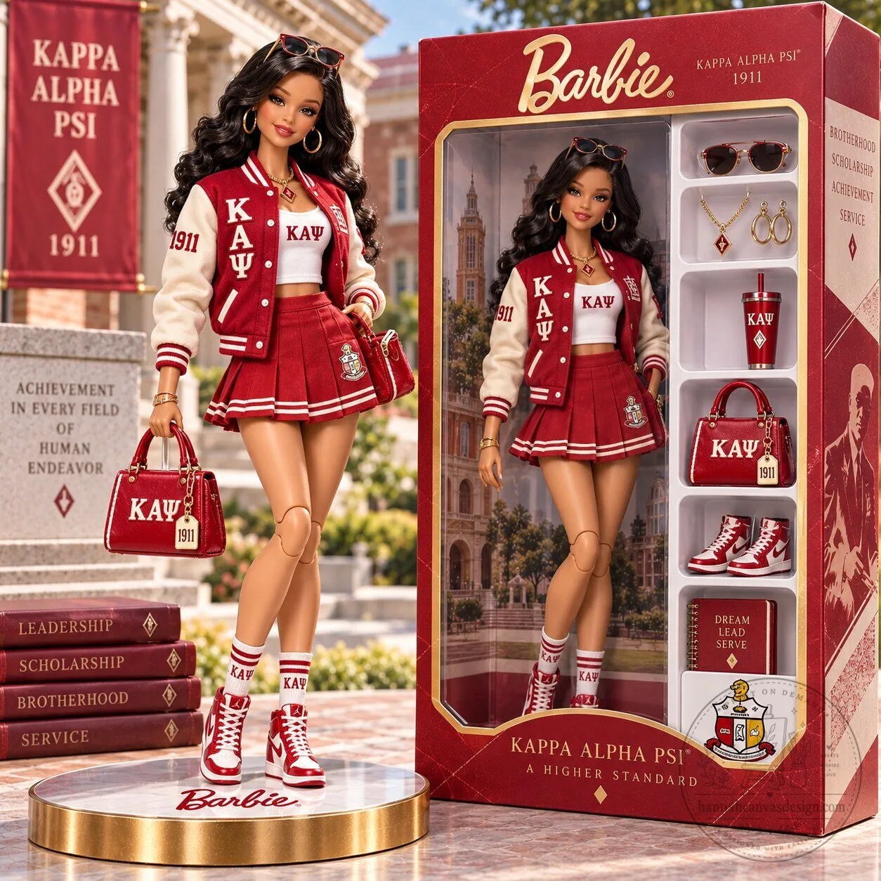 Kappa Alpha Psi Barbie Doll Commemorative Figure
