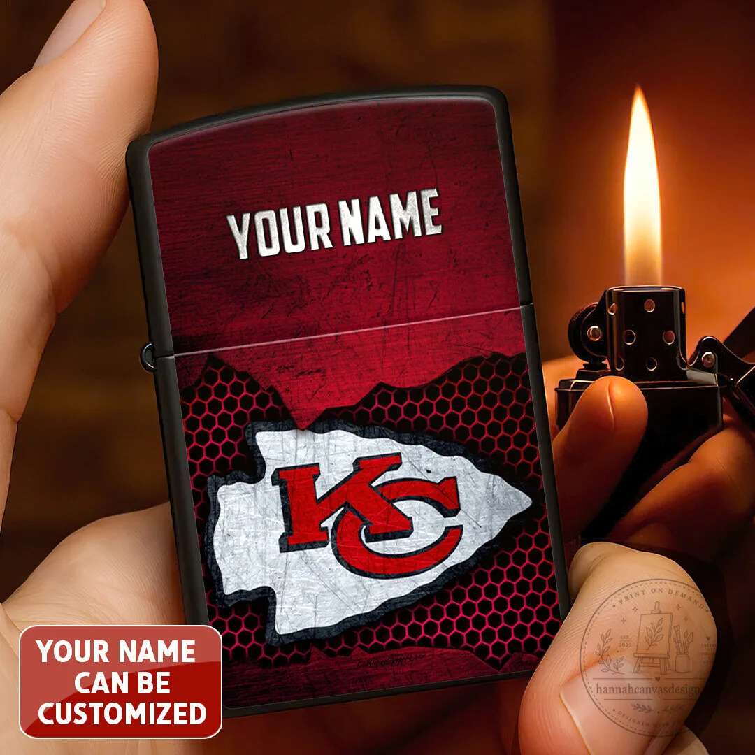 Personalized Kansas City Chiefs National Football League Zippo Lighter
