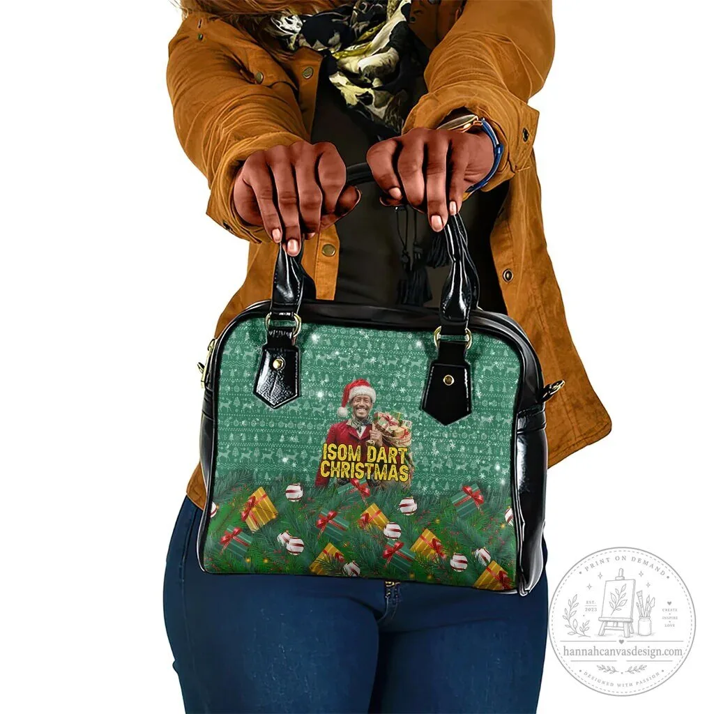 Isom Dart Christmas Holiday Cowboy Western Shoulder Handbag