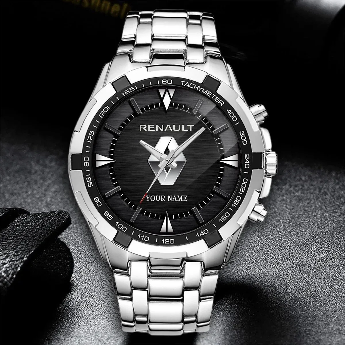 Renault Custom Name Elegant Fashion Design Stainless Steel Watch