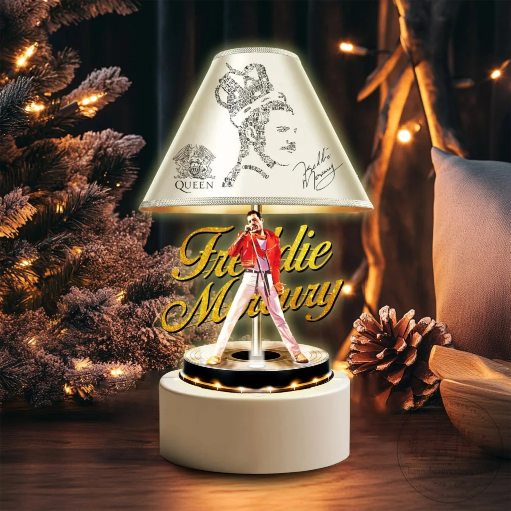 Freddie Mercury Queen Band Christmas Decoration LED Light Lamp Freddie Mercury Queen Band Christmas Decoration LED Light Lamp