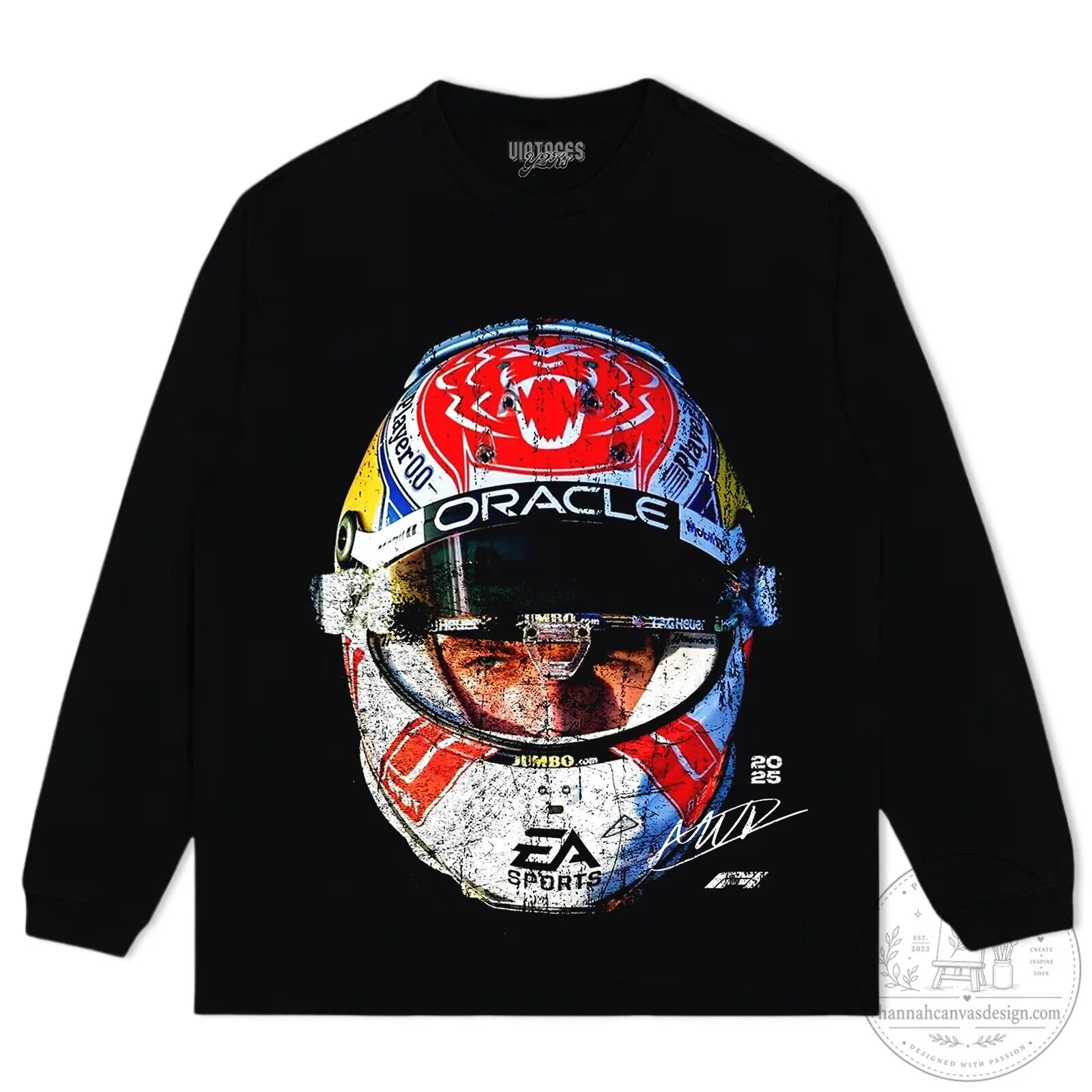 Max Verstappen Oracle Red Bull Racing F1 Helmet Graphic Black T-Shirt 7 Max Verstappen Oracle Red Bull Racing F1 Helmet Graphic Black T-Shirt