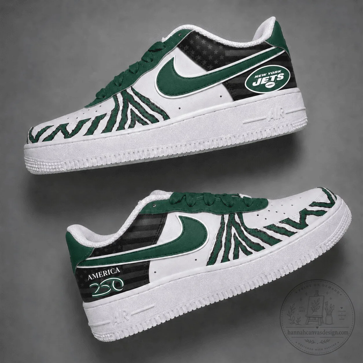 New York Jets NFL 250 Years Of Freedom Limited Edition Sneakers