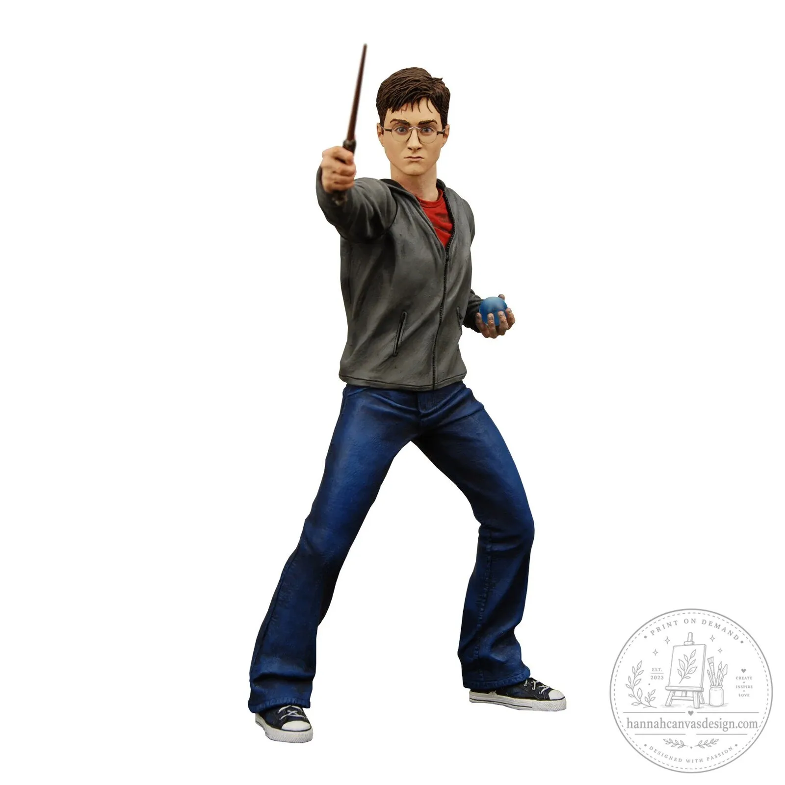 Harry Potter with Orb and Wand Collectible Action Figure
