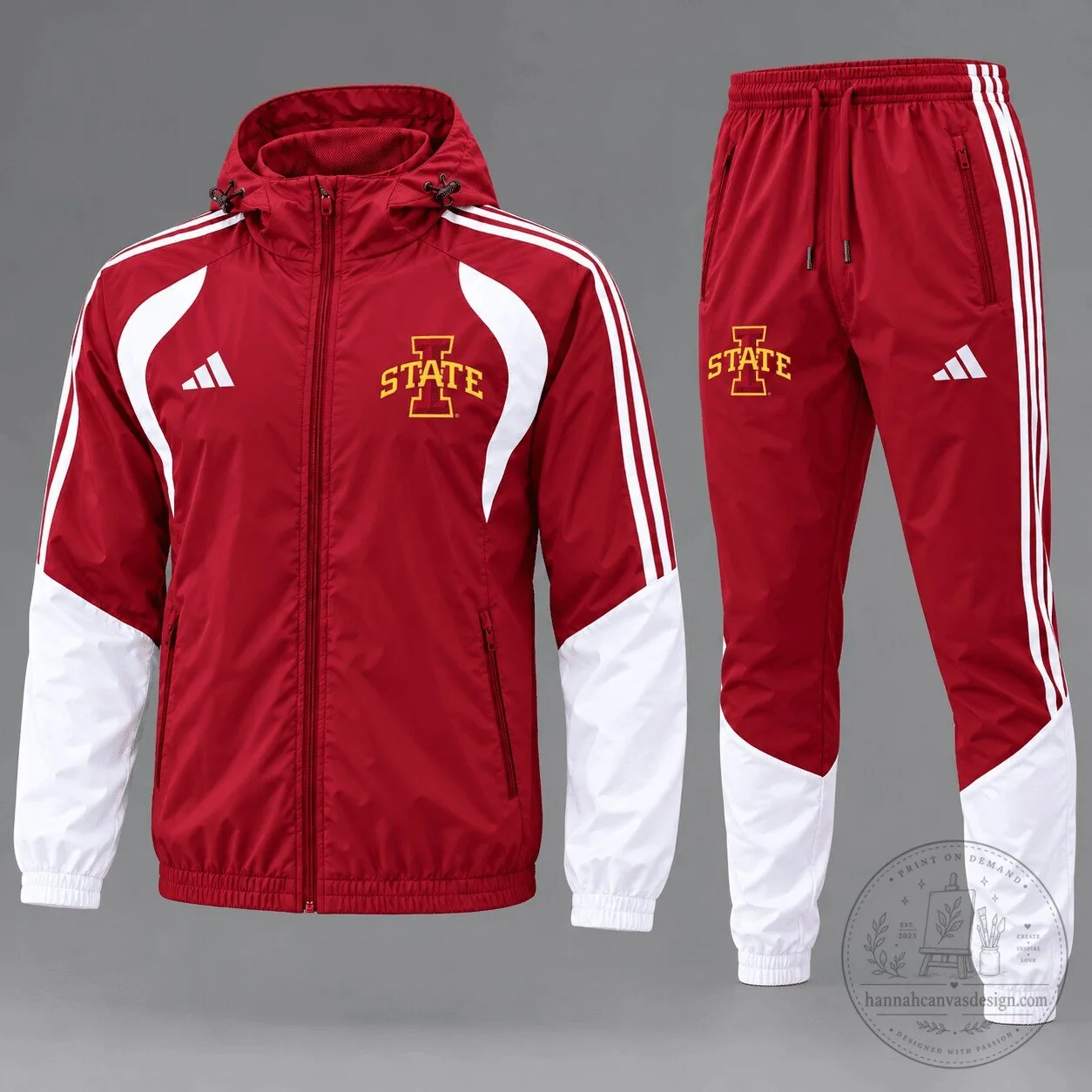 Iowa State Cyclones NCAA Game Day Varsity Stripe Tracksuit Jacket