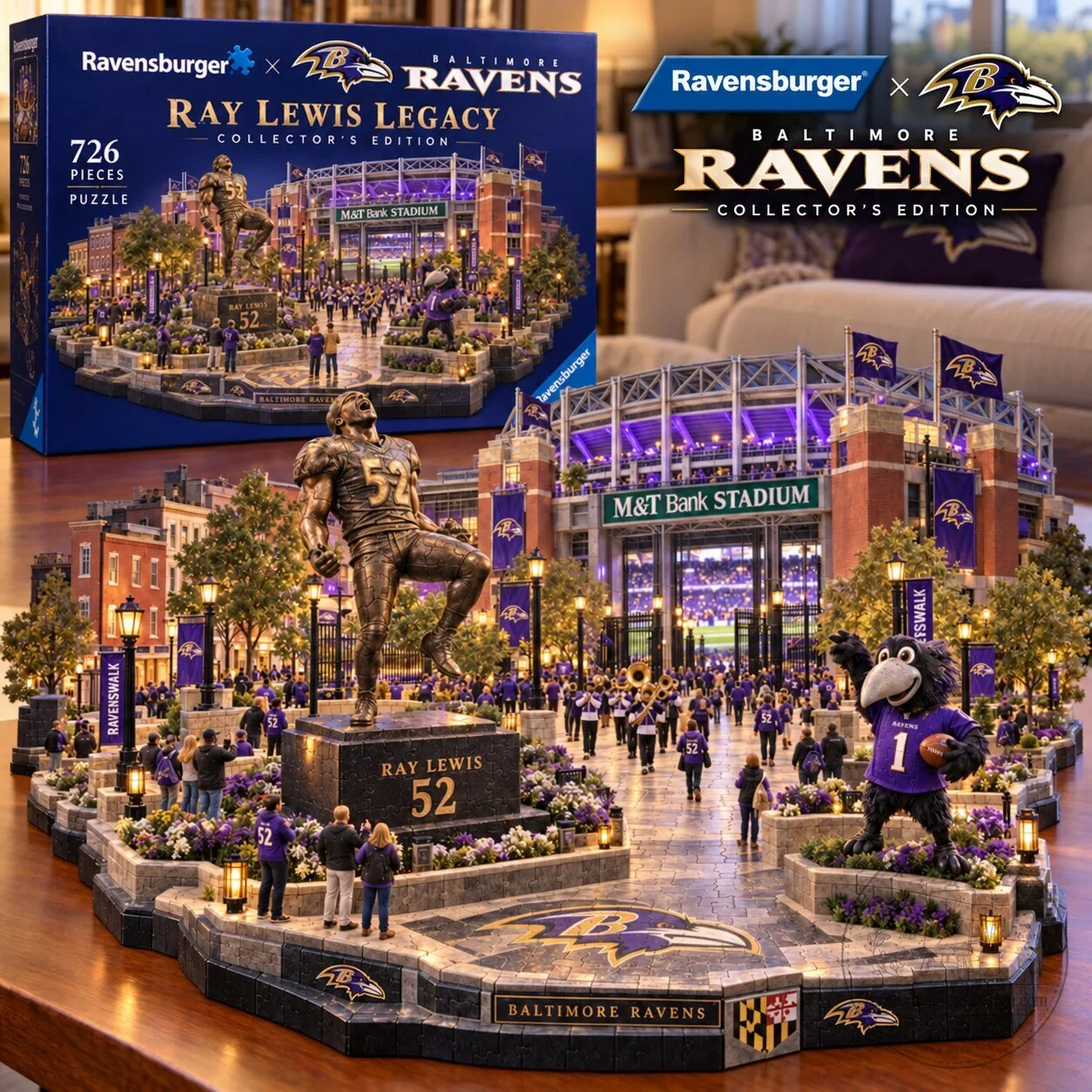 Baltimore Ravens Ray Lewis Legacy Collector's Edition Jigsaw Puzzle