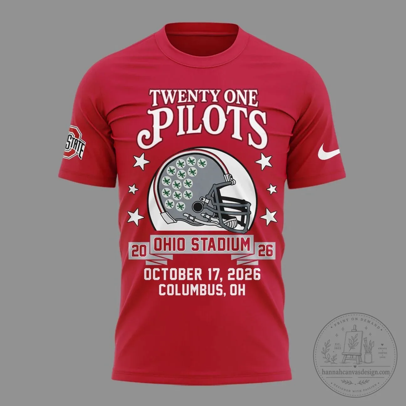 Twenty One Pilots Ohio State Football Concert October 17 2026 Red T-Shirt 5 Twenty One Pilots Ohio State Football Concert October 17 2026 Red T-Shirt
