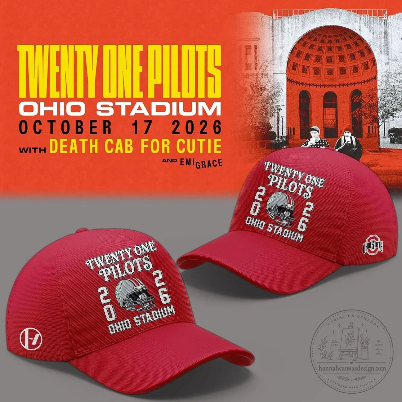 Twenty One Pilots Ohio State Football Concert October 17 2026 Red T-Shirt 7 Twenty One Pilots Ohio State Football Concert October 17 2026 Red T-Shirt