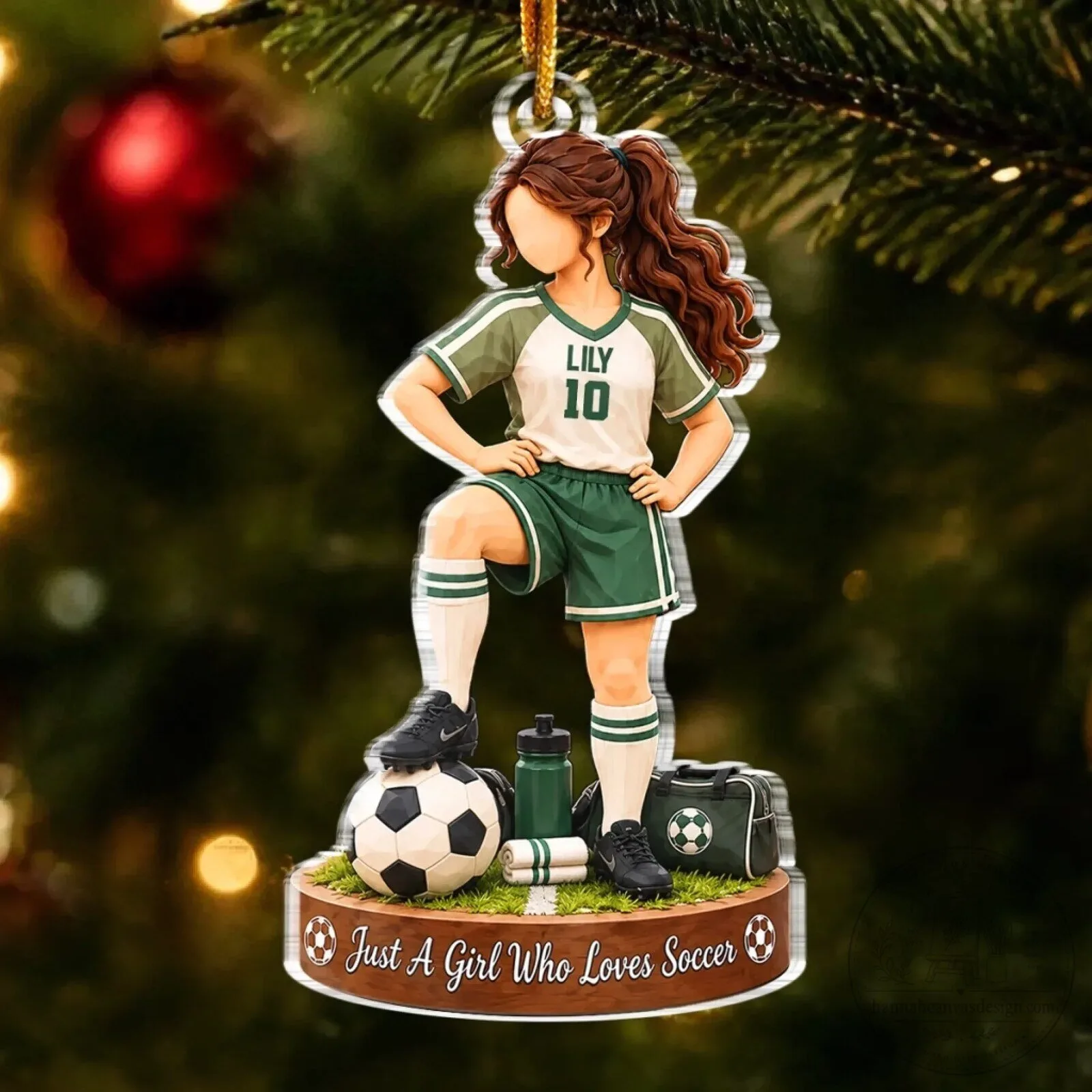 Personalized Soccer Player Acrylic Ornament - Custom Football Team Christmas Decoration 8 Personalized Soccer Player Acrylic Ornament - Custom Football Team Christmas Decoration