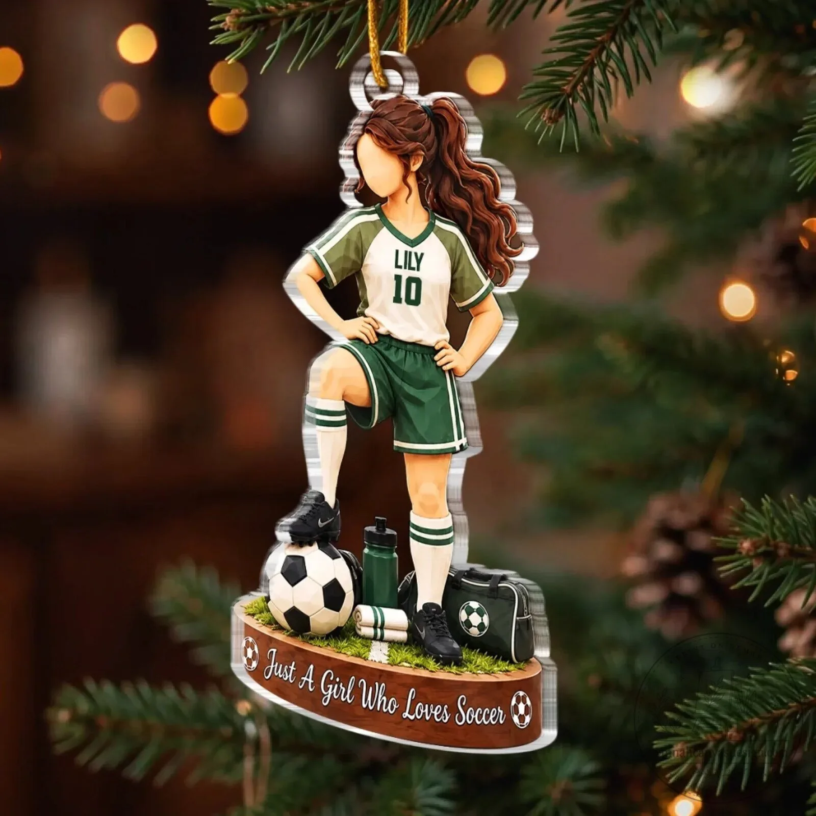 Personalized Soccer Player Acrylic Ornament - Custom Football Team Christmas Decoration 9 Personalized Soccer Player Acrylic Ornament - Custom Football Team Christmas Decoration