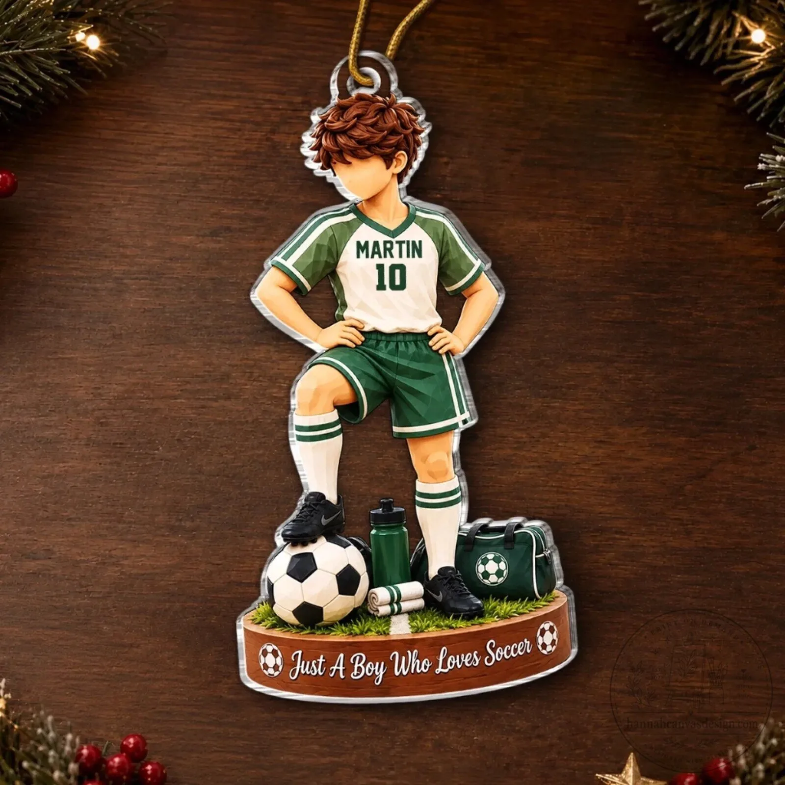 Personalized Soccer Player Acrylic Ornament - Custom Football Team Christmas Decoration 11 Personalized Soccer Player Acrylic Ornament - Custom Football Team Christmas Decoration