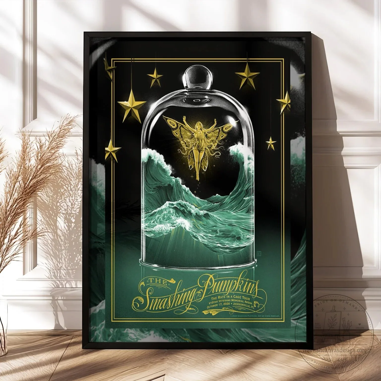 The Smashing Pumpkins Jacksonville 2026 Concert Tour Event Music Poster