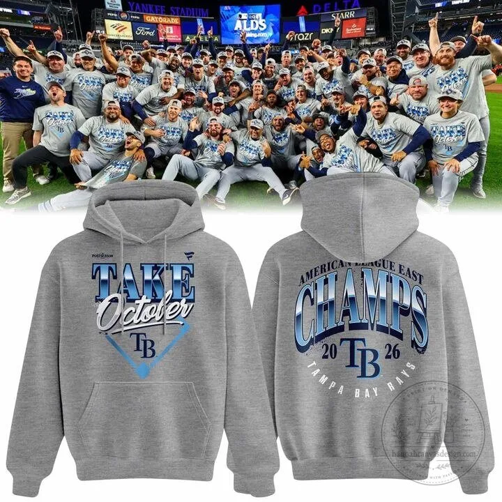 Tampa Bay Rays 2026 American League East Champions Locker Room Hoodie
