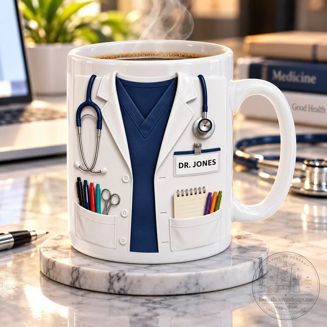Personalized Doctor Lab Coat Design Coffee Mug for Medical Professionals 8 Personalized Doctor Lab Coat Design Coffee Mug for Medical Professionals