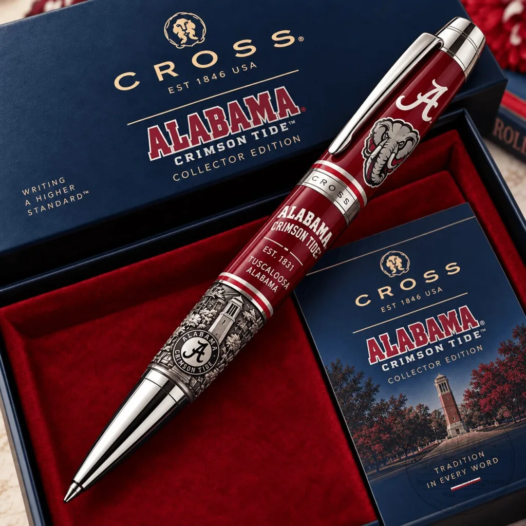 Alabama Crimson Tide University Football Collector Edition Ballpoint Pen Gift Alabama Crimson Tide University Football Collector Edition Ballpoint Pen Gift
