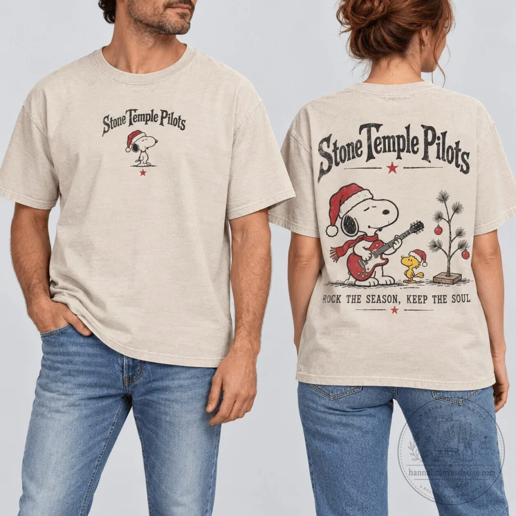 Stone Temple Pilots Snoopy Rock The Season Keep The Soul T-Shirt Stone Temple Pilots Snoopy Rock The Season Keep The Soul T-Shirt