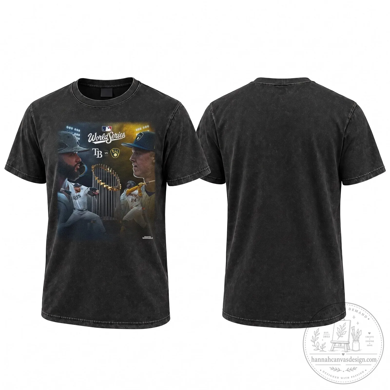 2026 World Series T-Shirt: Tampa Bay Rays vs Milwaukee Brewers Face-Off