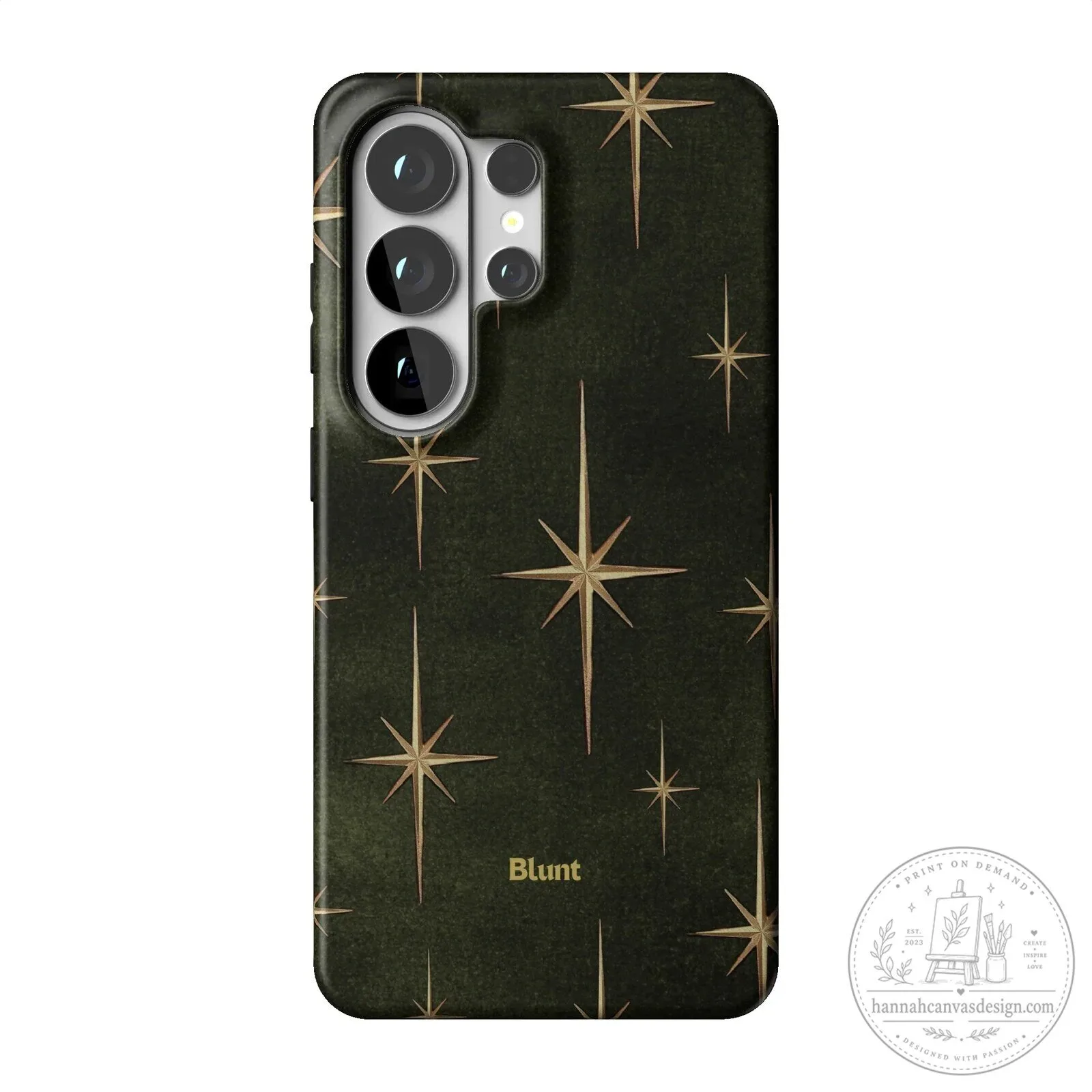 Elegant Gold Starburst Pattern on Dark Green Samsung Phone Case 17 Elegant Gold Starburst Pattern on Dark Green Samsung Phone Case
