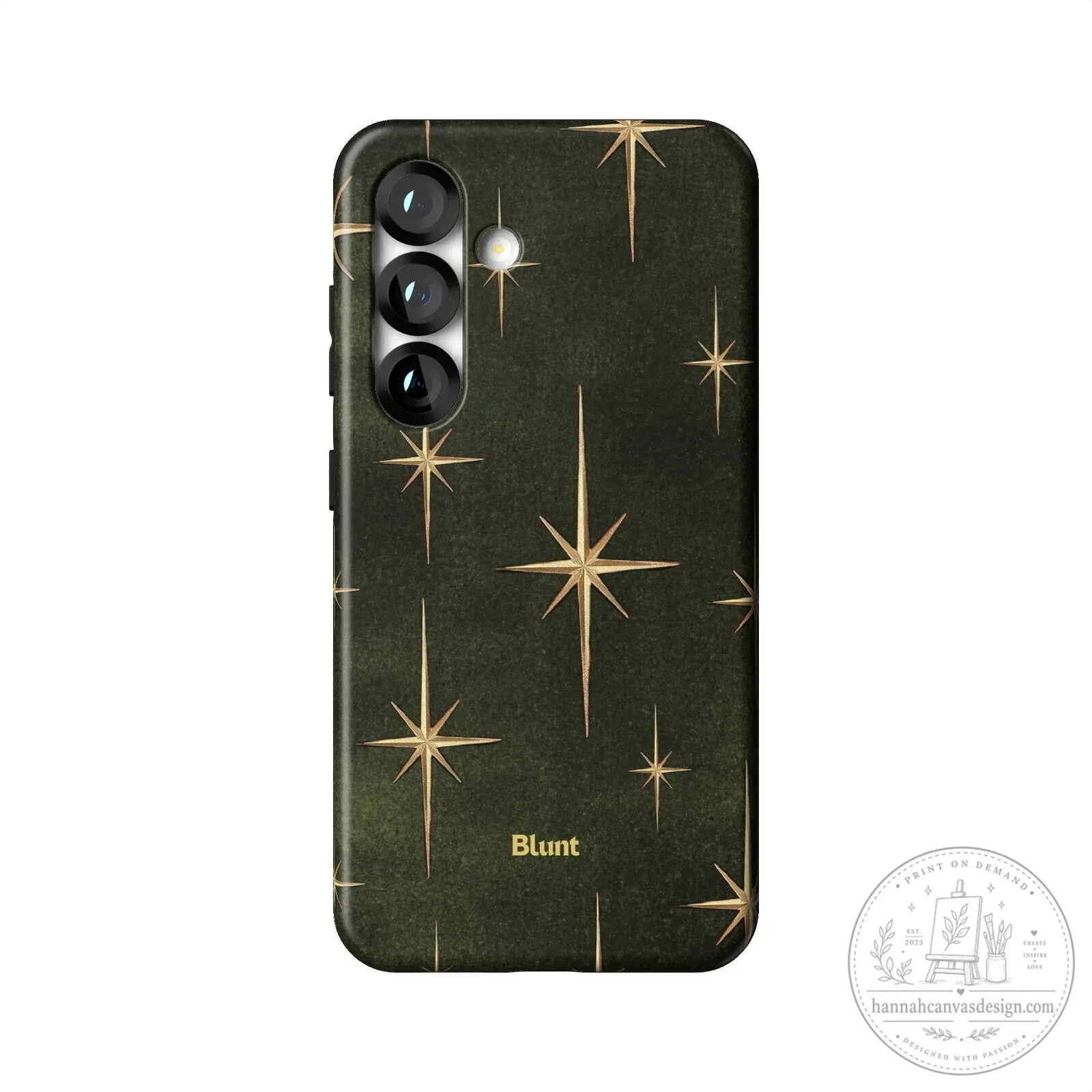 Elegant Gold Starburst Pattern on Dark Green Samsung Phone Case 18 Elegant Gold Starburst Pattern on Dark Green Samsung Phone Case