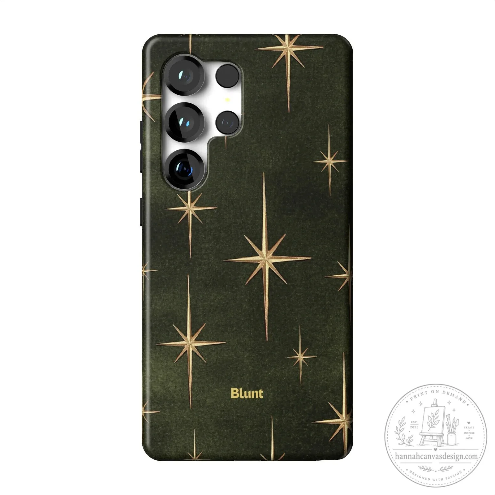 Elegant Gold Starburst Pattern on Dark Green Samsung Phone Case 20 Elegant Gold Starburst Pattern on Dark Green Samsung Phone Case