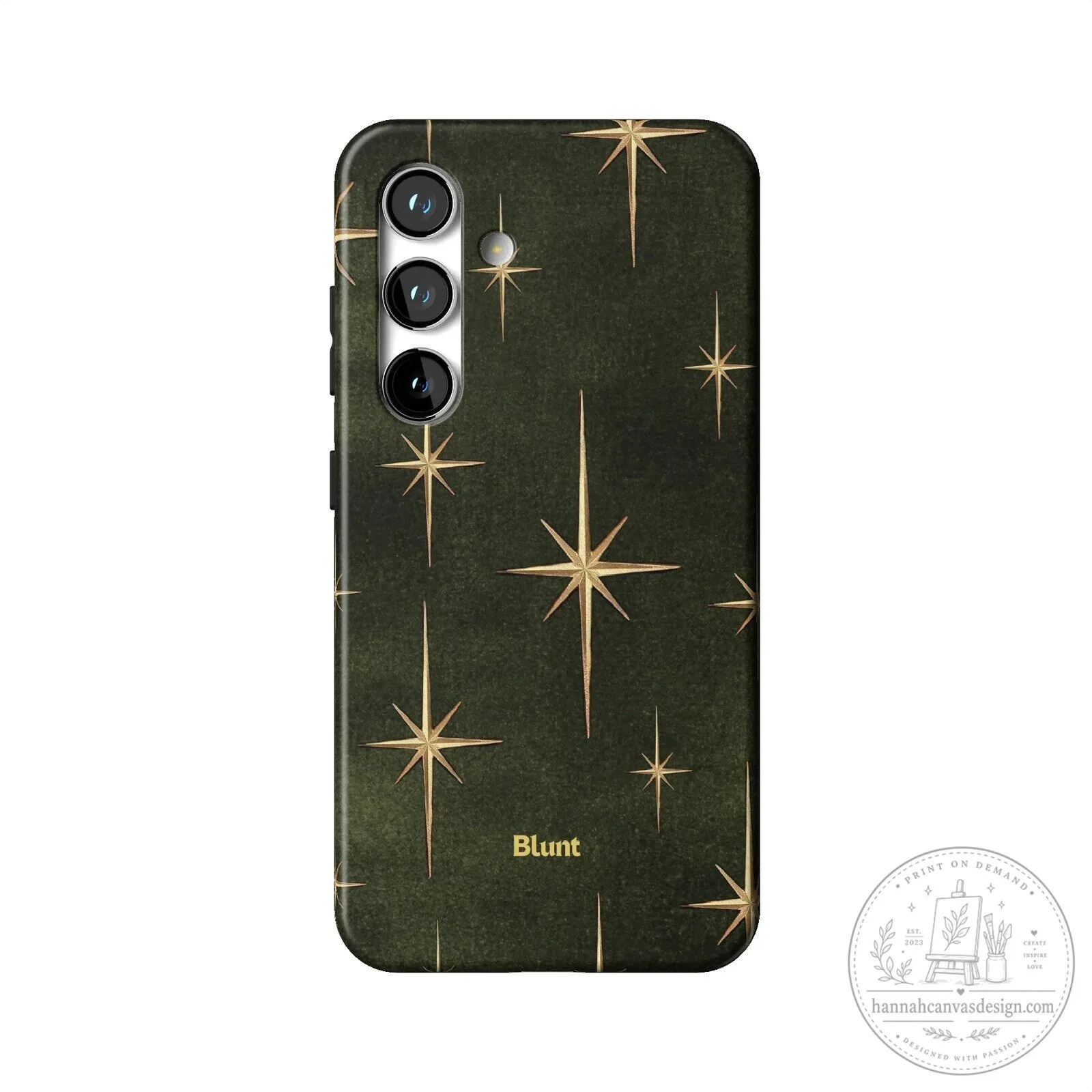 Elegant Gold Starburst Pattern on Dark Green Samsung Phone Case 21 Elegant Gold Starburst Pattern on Dark Green Samsung Phone Case