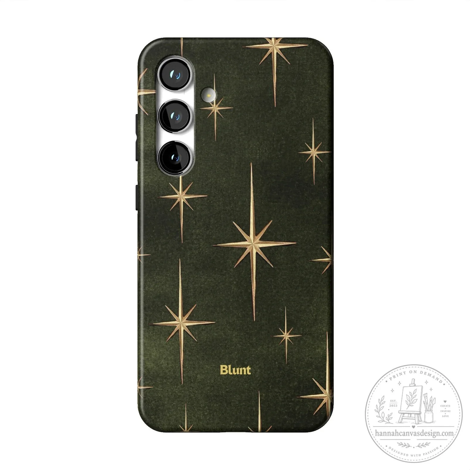 Elegant Gold Starburst Pattern on Dark Green Samsung Phone Case 22 Elegant Gold Starburst Pattern on Dark Green Samsung Phone Case