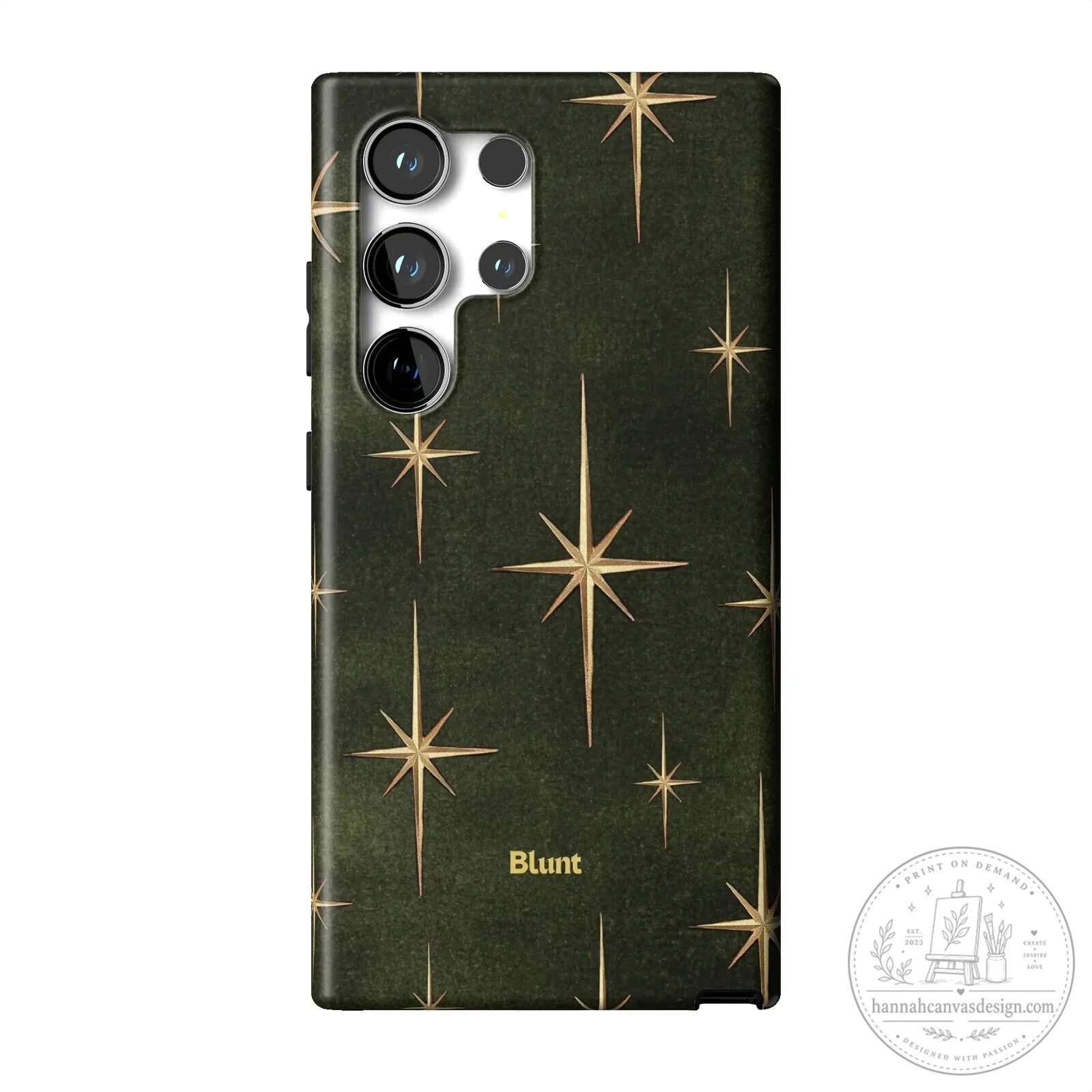 Elegant Gold Starburst Pattern on Dark Green Samsung Phone Case 23 Elegant Gold Starburst Pattern on Dark Green Samsung Phone Case