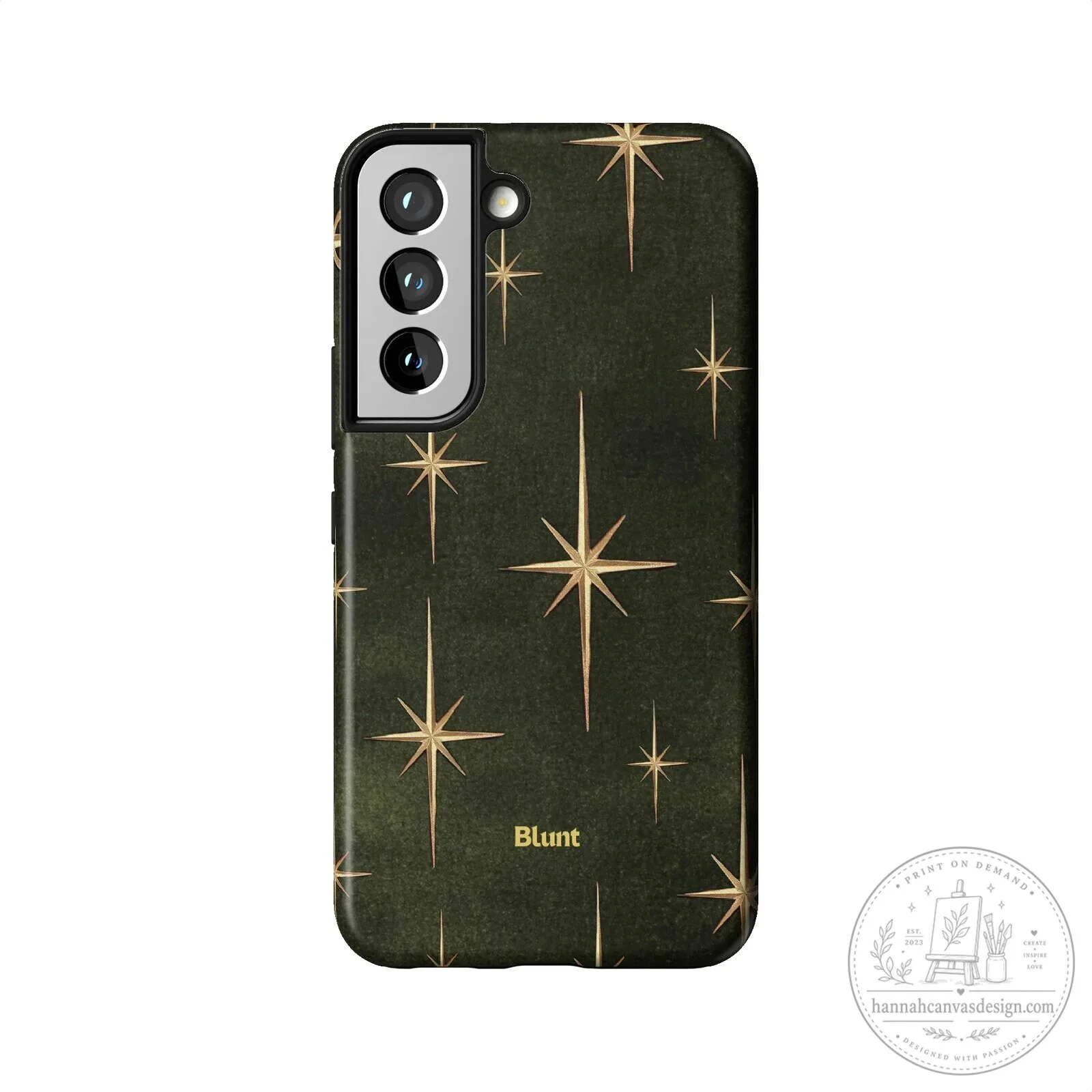 Elegant Gold Starburst Pattern on Dark Green Samsung Phone Case 27 Elegant Gold Starburst Pattern on Dark Green Samsung Phone Case