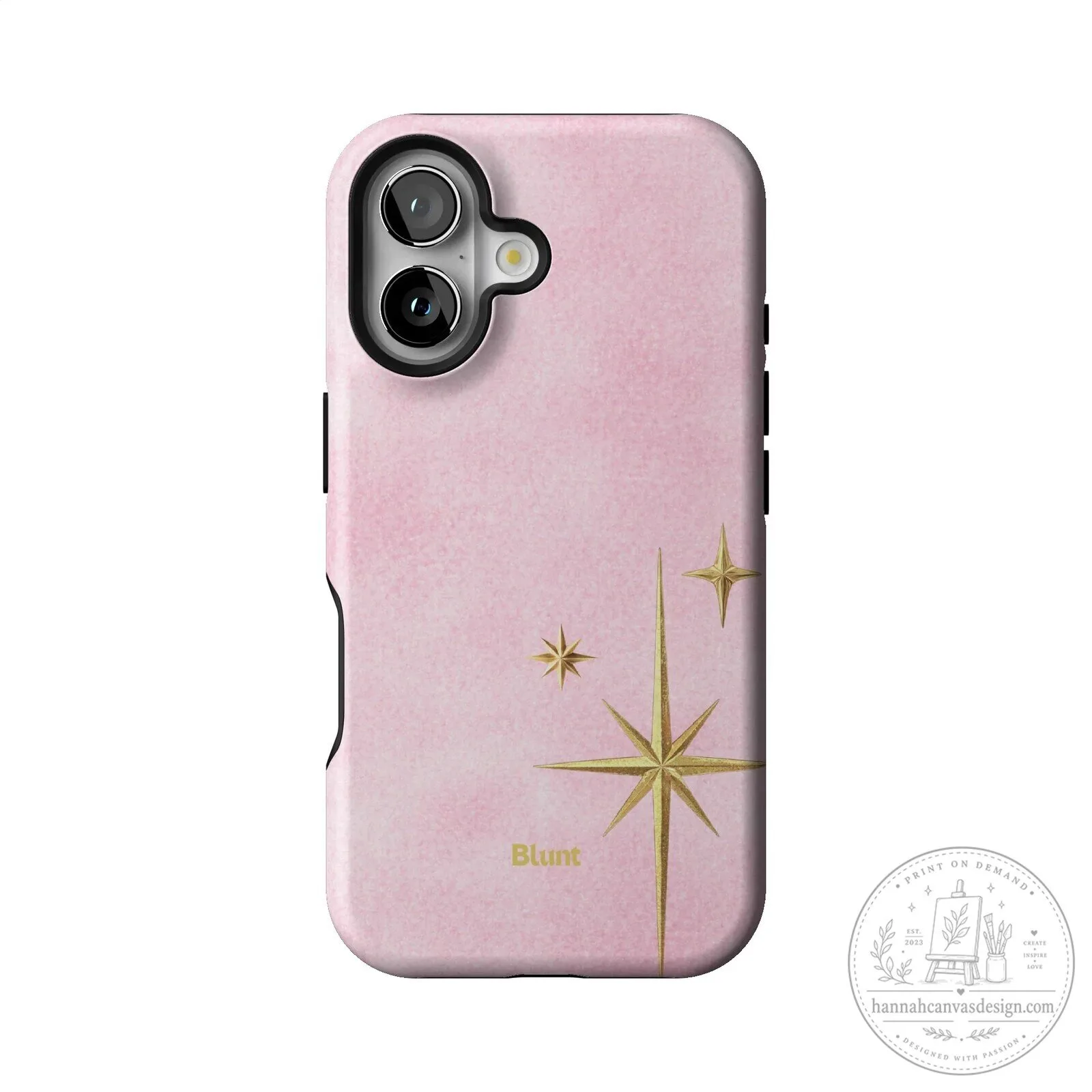 Pink Starburst Pattern Blunt iPhone Case 35 Pink Starburst Pattern Blunt iPhone Case