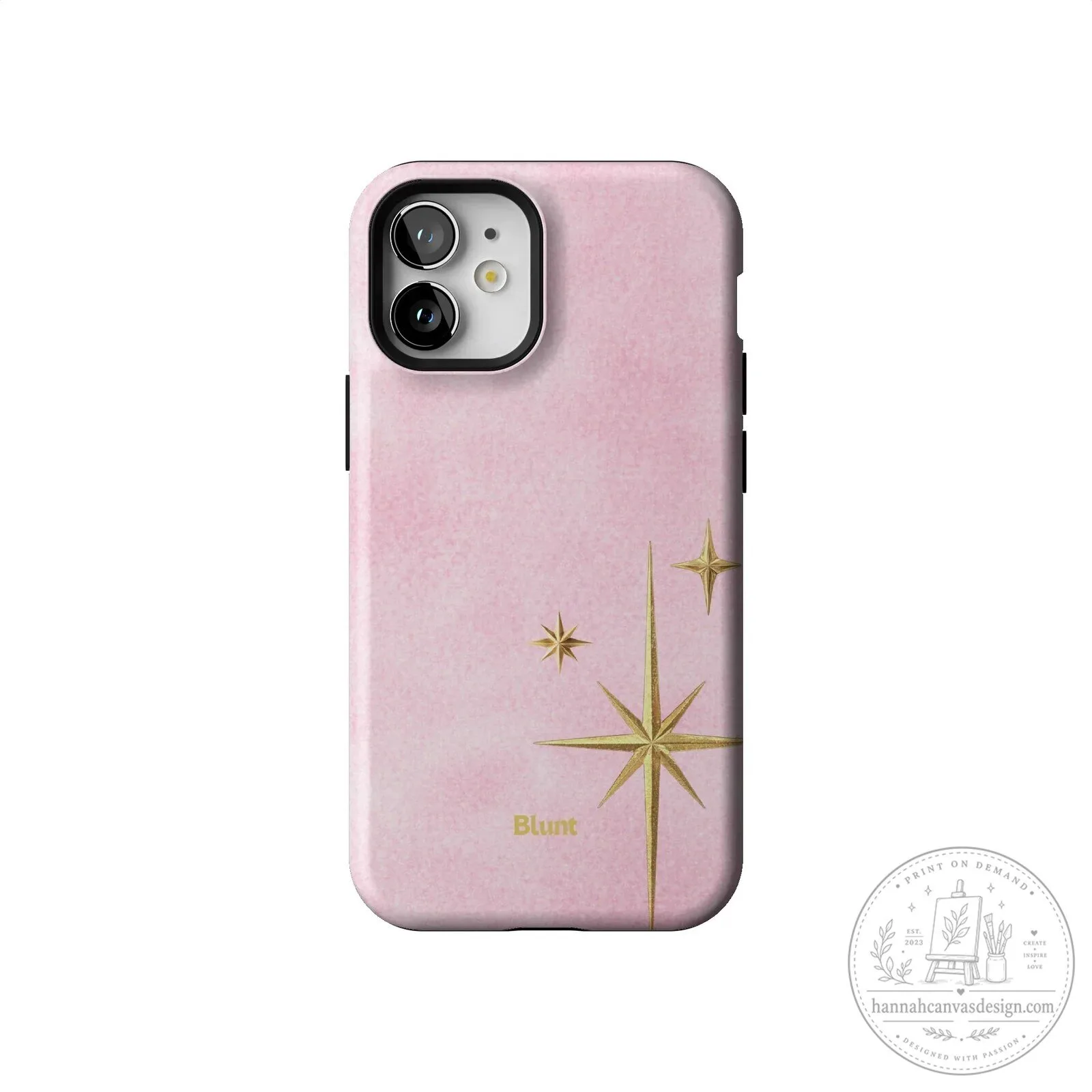Pink Starburst Pattern Blunt iPhone Case 55 Pink Starburst Pattern Blunt iPhone Case