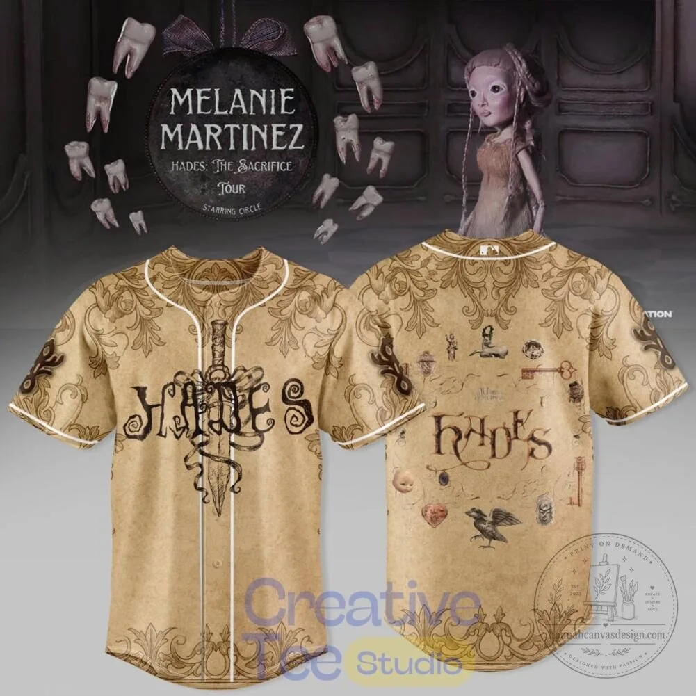 Melanie Martinez Hades The Sacrifice Tour Baseball Jersey
