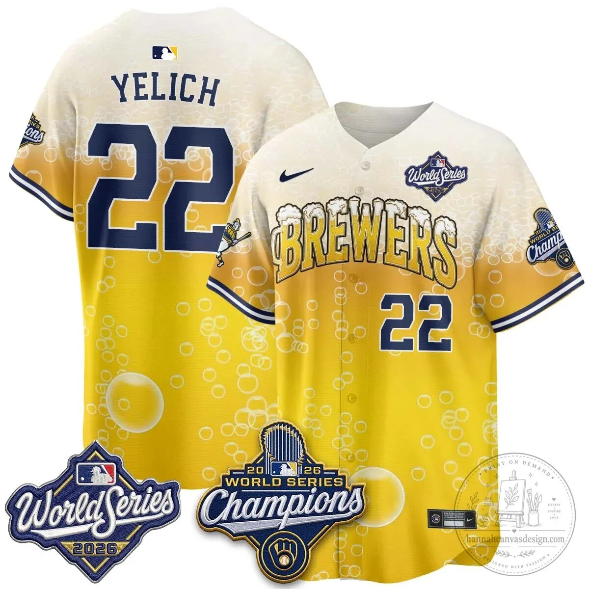 2026 Baseball Jersey - World Series Champions Milwaukee Brewers 76 2026 Baseball Jersey - World Series Champions Milwaukee Brewers