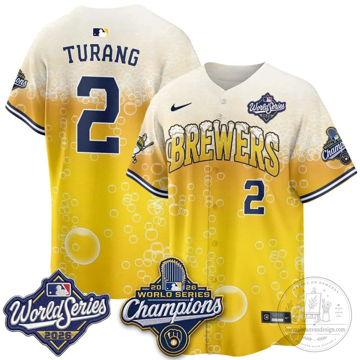 2026 Baseball Jersey - World Series Champions Milwaukee Brewers 77 2026 Baseball Jersey - World Series Champions Milwaukee Brewers