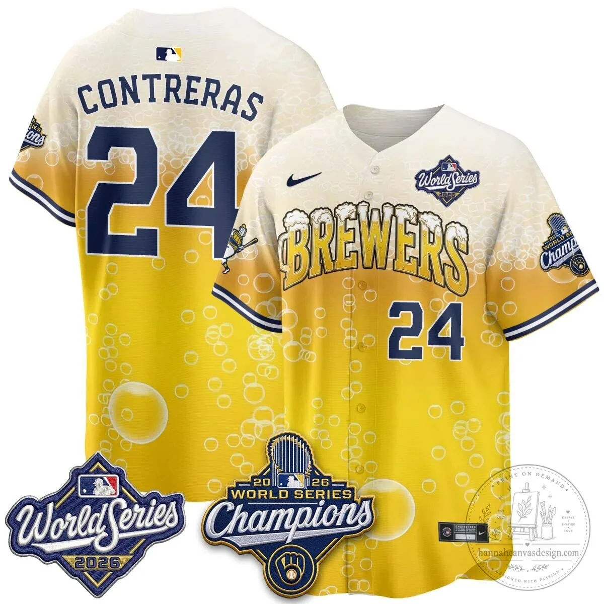 2026 Baseball Jersey - World Series Champions Milwaukee Brewers 80 2026 Baseball Jersey - World Series Champions Milwaukee Brewers