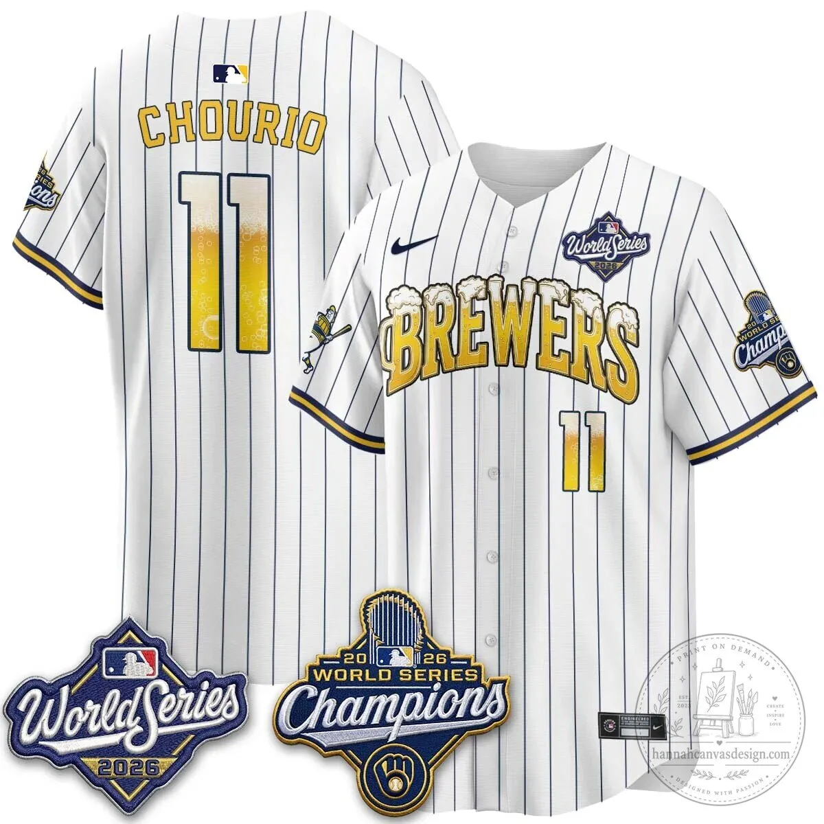 2026 Baseball Jersey - World Series Champions Milwaukee Brewers 88 2026 Baseball Jersey - World Series Champions Milwaukee Brewers