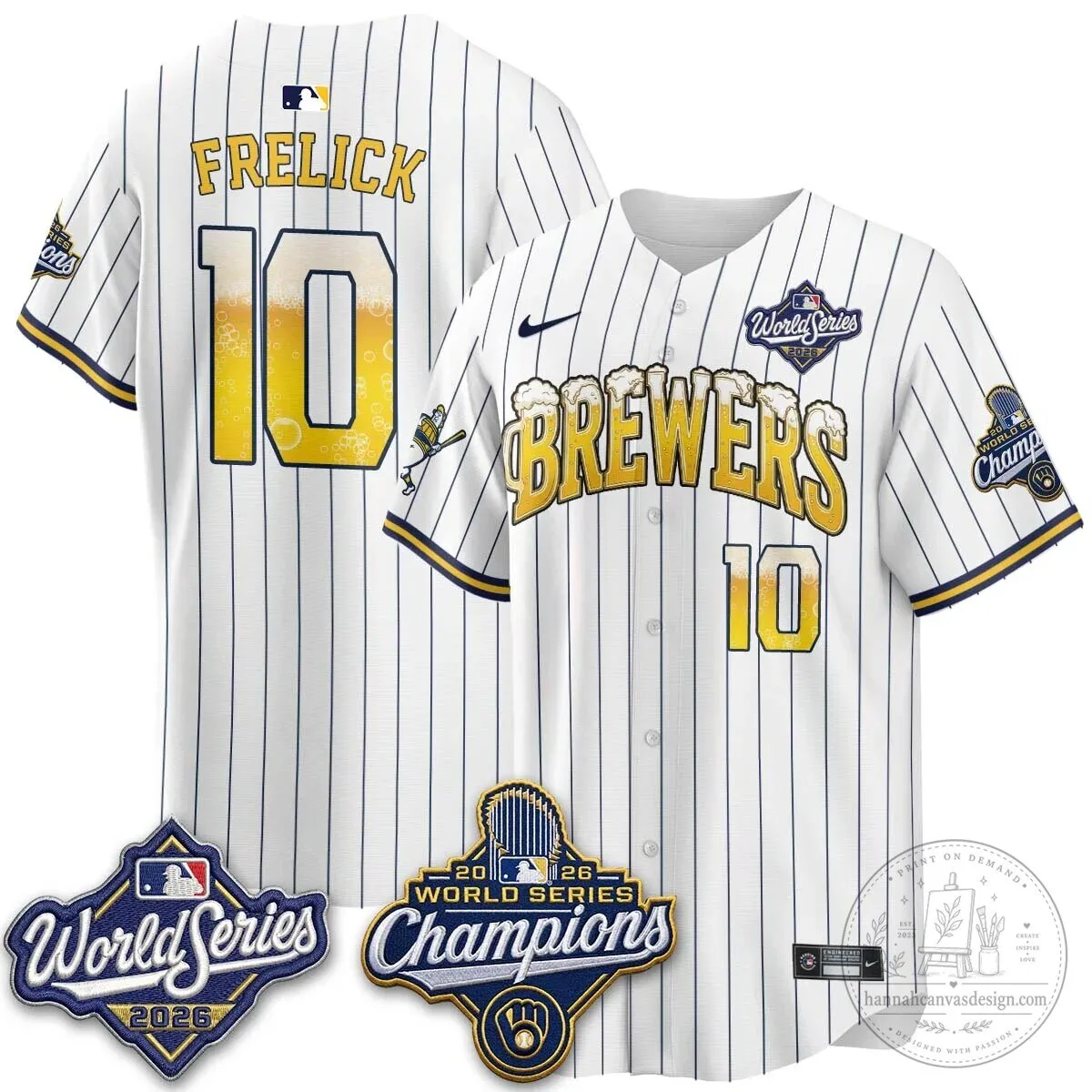 2026 Baseball Jersey - World Series Champions Milwaukee Brewers 95 2026 Baseball Jersey - World Series Champions Milwaukee Brewers