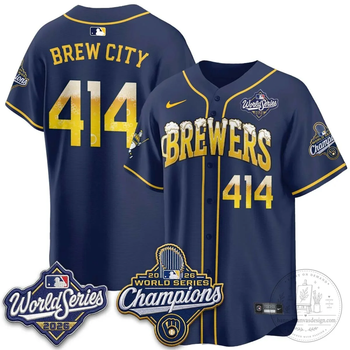 2026 Baseball Jersey - World Series Champions Milwaukee Brewers 106 2026 Baseball Jersey - World Series Champions Milwaukee Brewers