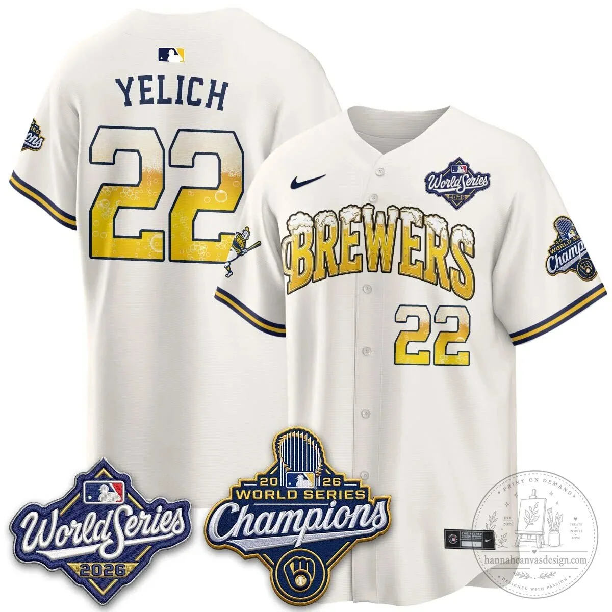 2026 Baseball Jersey - World Series Champions Milwaukee Brewers 118 2026 Baseball Jersey - World Series Champions Milwaukee Brewers